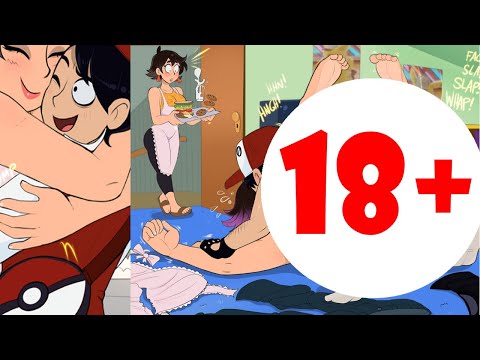 Ash and his new Pokemon Dito | Comic dub | Shadman | anime hentai