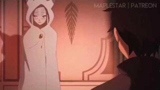 Emillia Shows her naked body to Subaro