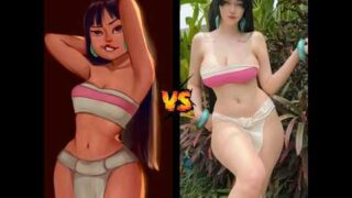 Who is better ? Real vs Animation  #shorts #animememes #hentai